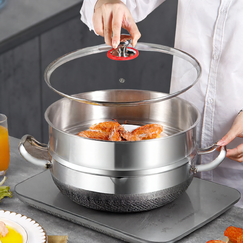 Stainless steel pot