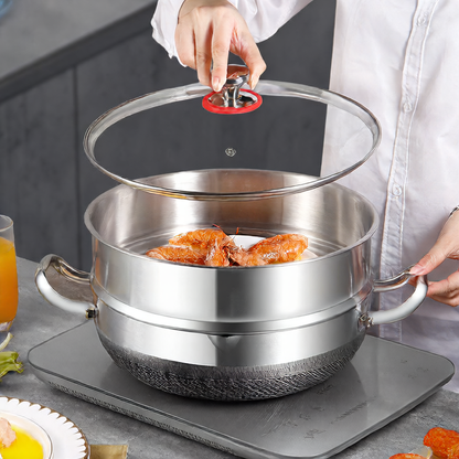 Stainless steel pot