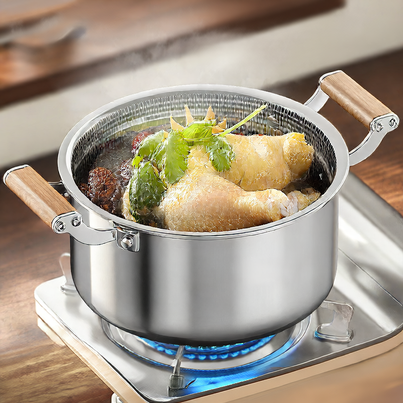 stainless steel pot
