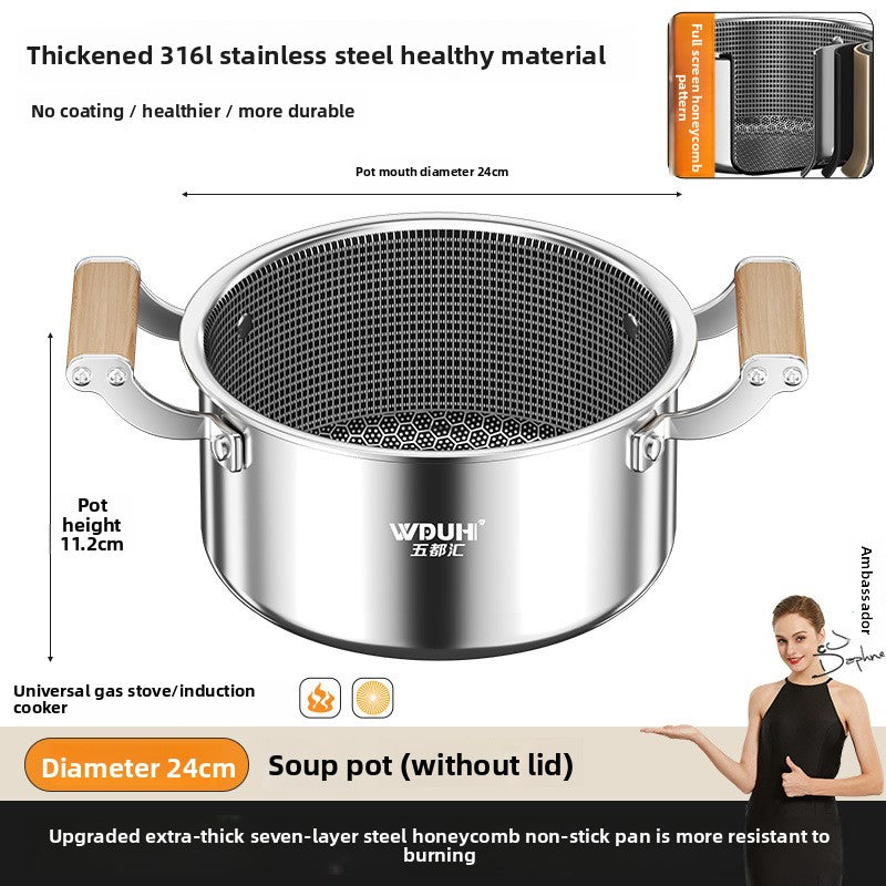 stainless steel pot