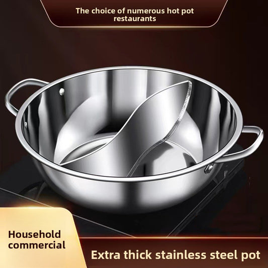 Stainless steel pot