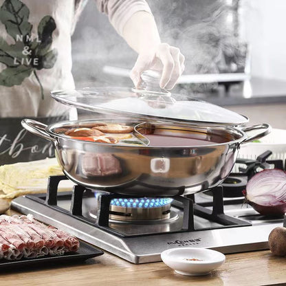 Stainless steel pot