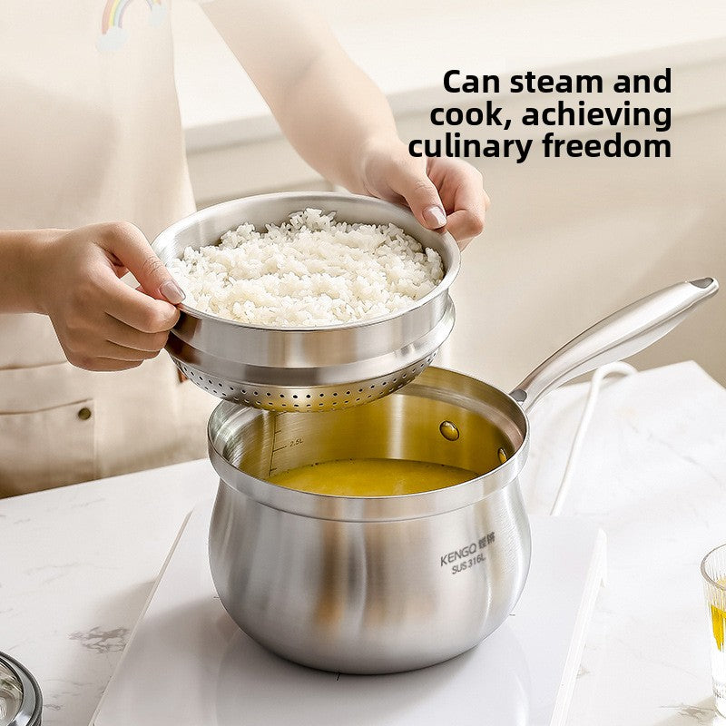 Stainless steel pot
