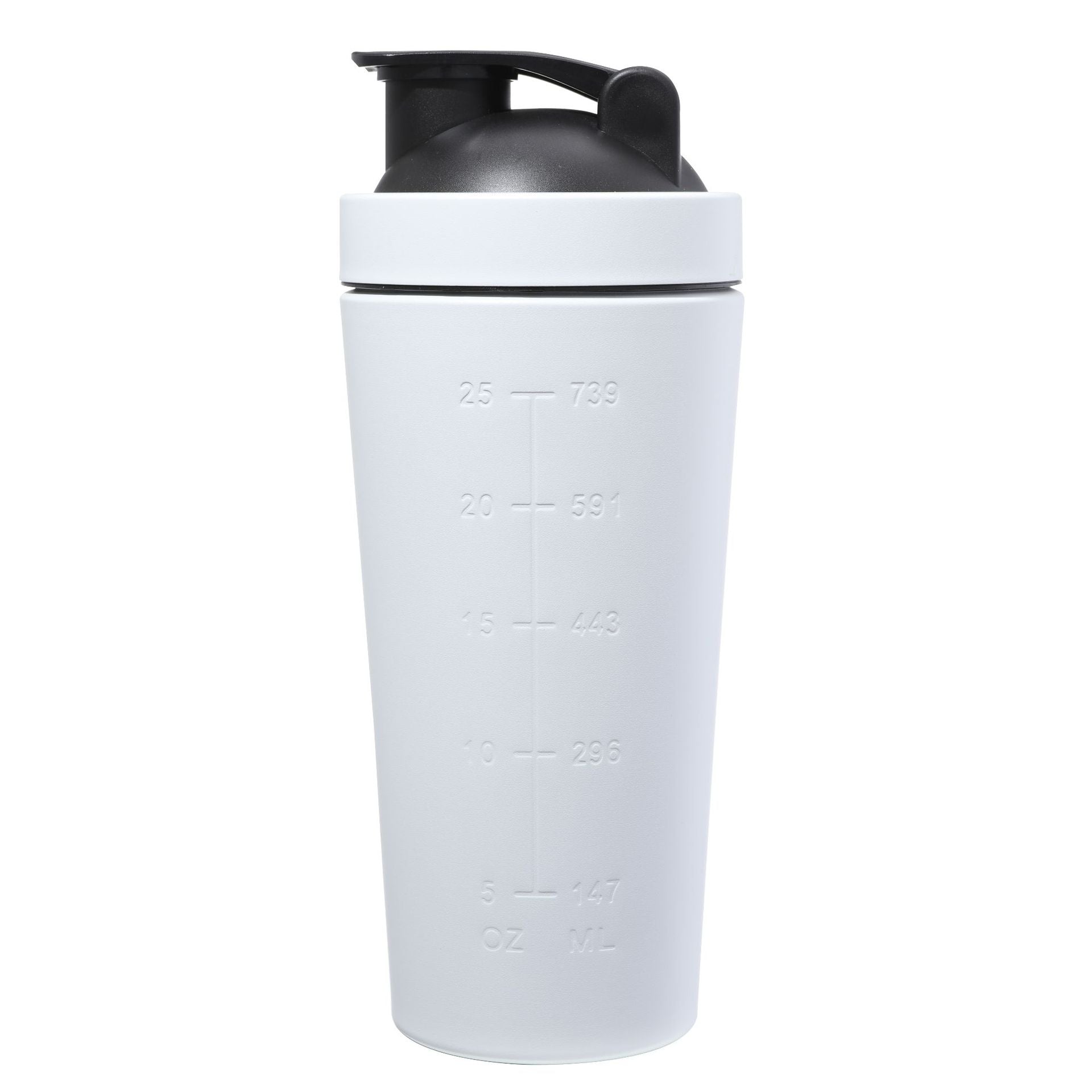 Stainless Steel Protein Shaker Cup with Powder Container