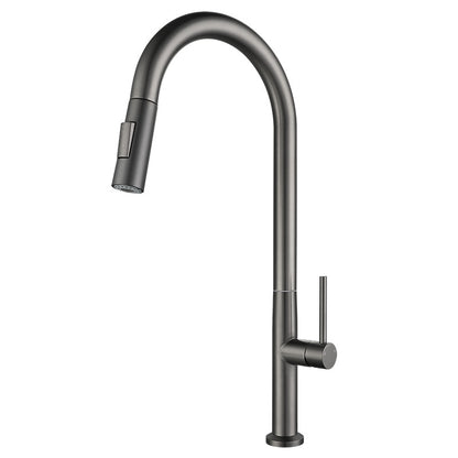 Stainless Steel Pull-Out Kitchen Faucet