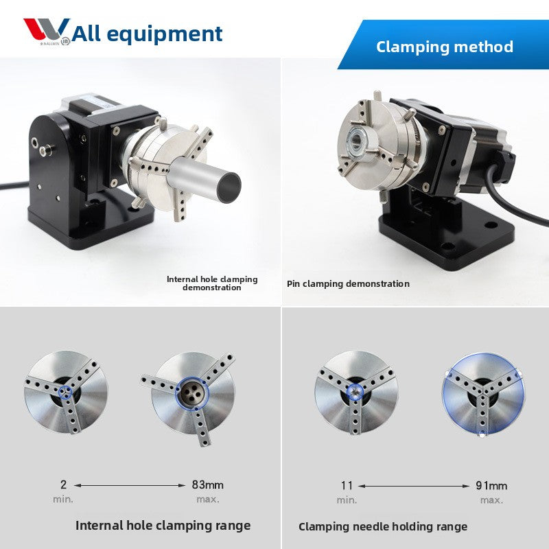 Stainless Steel Quick Chuck Laser Marking Laser Engraving Machine