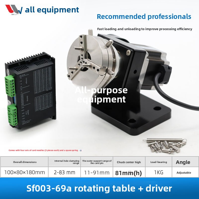 Stainless Steel Quick Chuck Laser Marking Laser Engraving Machine