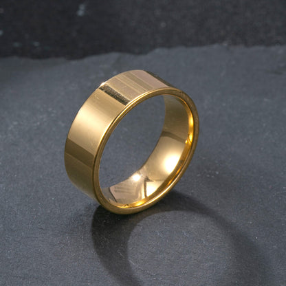 Stainless steel ring jewelry