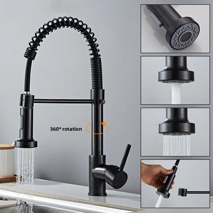 Stainless Steel Rotatable Kitchen Sink Faucet