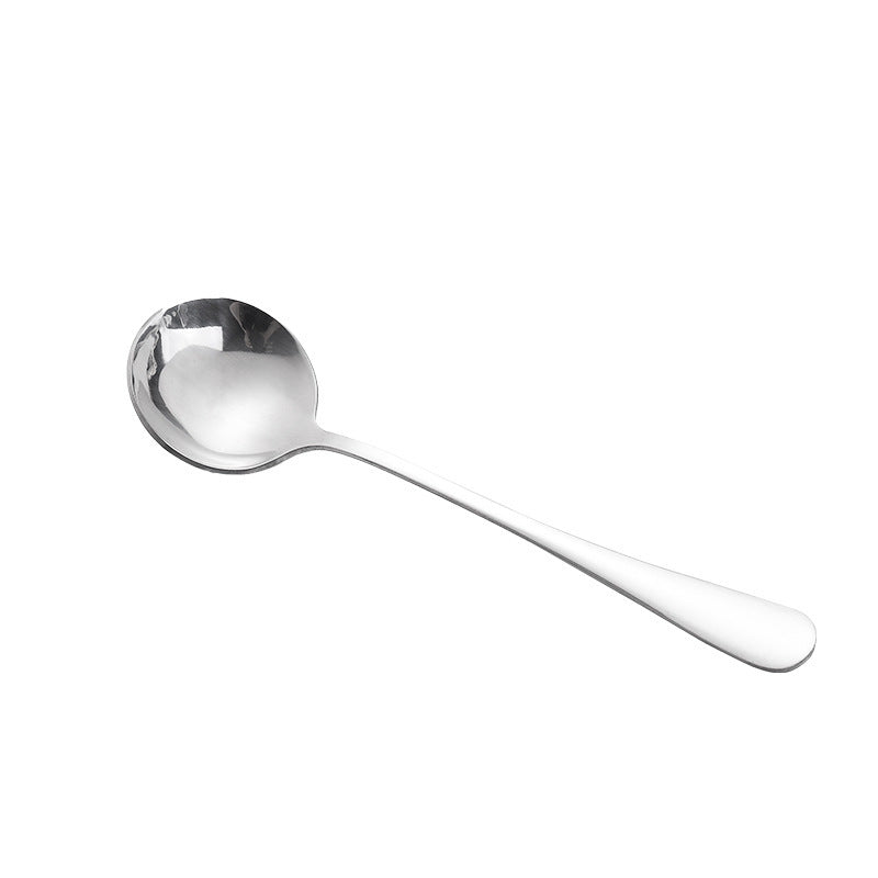 Stainless steel round spoon