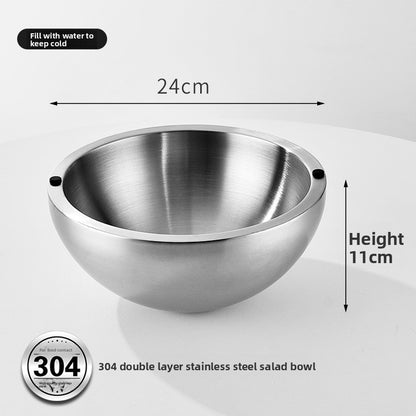 Stainless Steel Salad Mixing Bowl