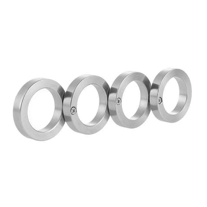 Stainless Steel Self-Defense Ring with Emergency Window Breaker