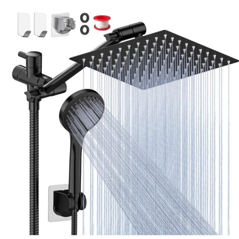 Stainless Steel Shower Set with 8 Functions