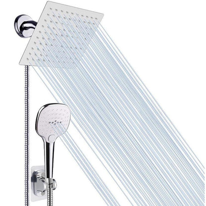 Stainless Steel Shower Set with 8 Functions
