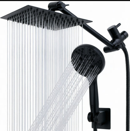 Stainless Steel Shower Set with 8 Functions
