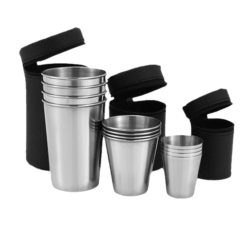 Stainless steel small wine glass