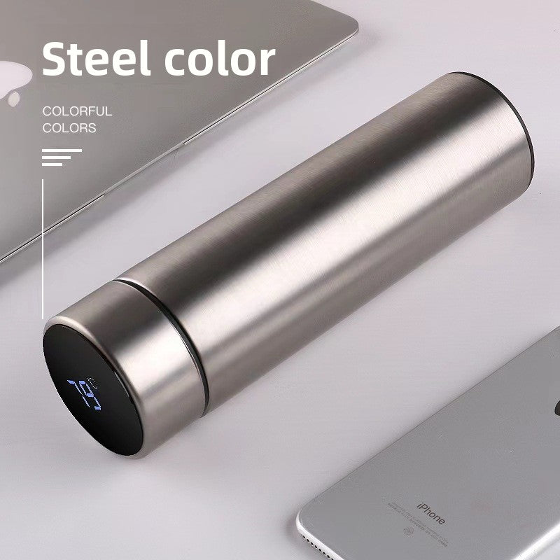 Stainless Steel Smart Thermos Cup with Temperature Display