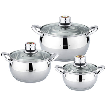 Stainless Steel Soup Pot Set with Thermometer