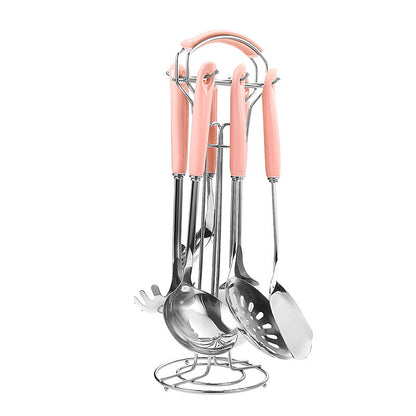 Stainless steel spatula spoon and ladle set