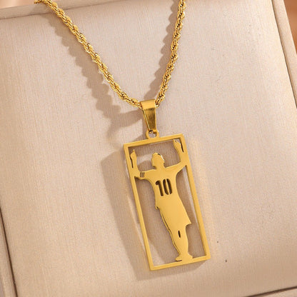 Stainless Steel Sports Necklace