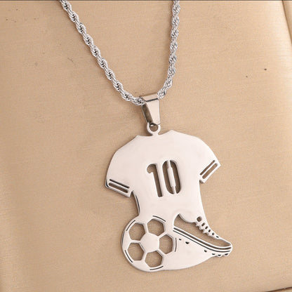 Stainless Steel Sports Necklace