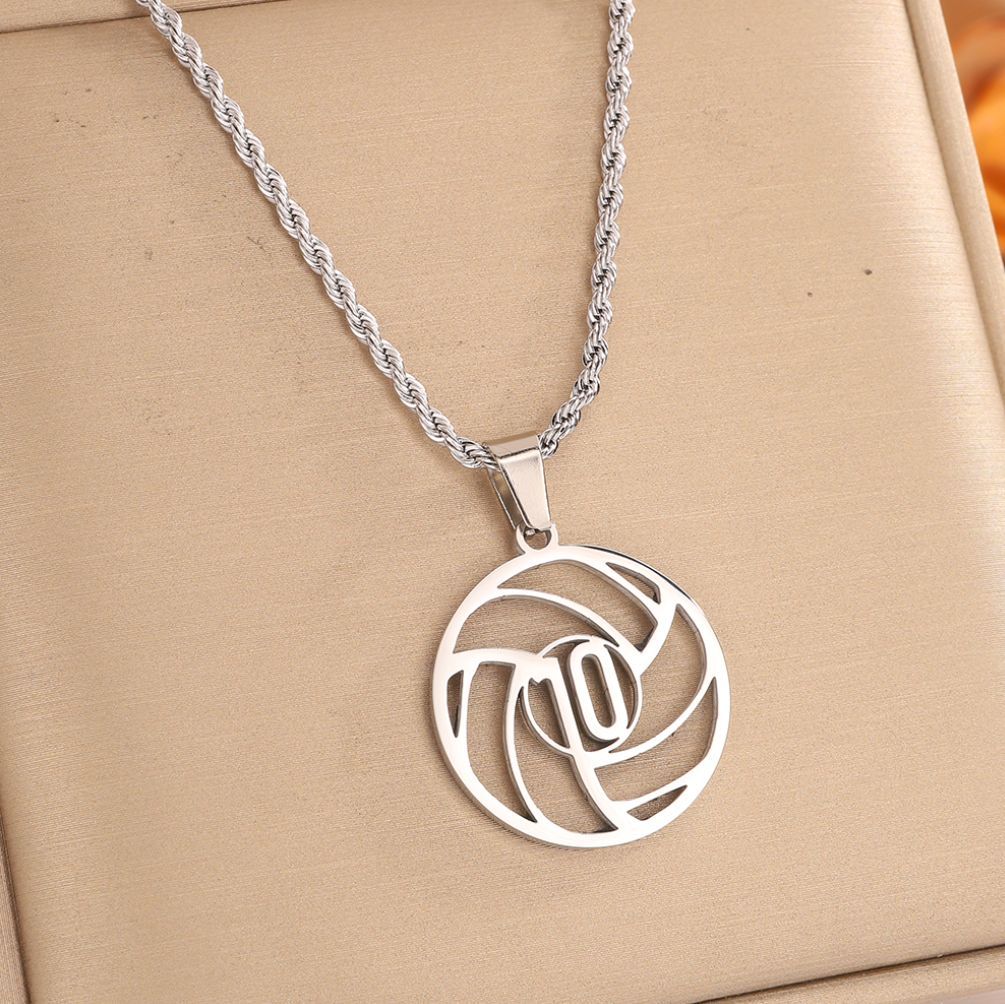 Stainless Steel Sports Necklace