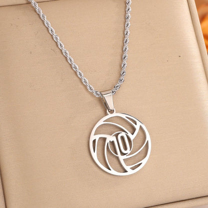 Stainless Steel Sports Necklace