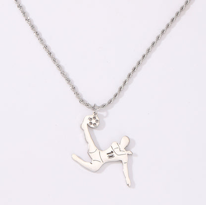 Stainless Steel Sports Necklace