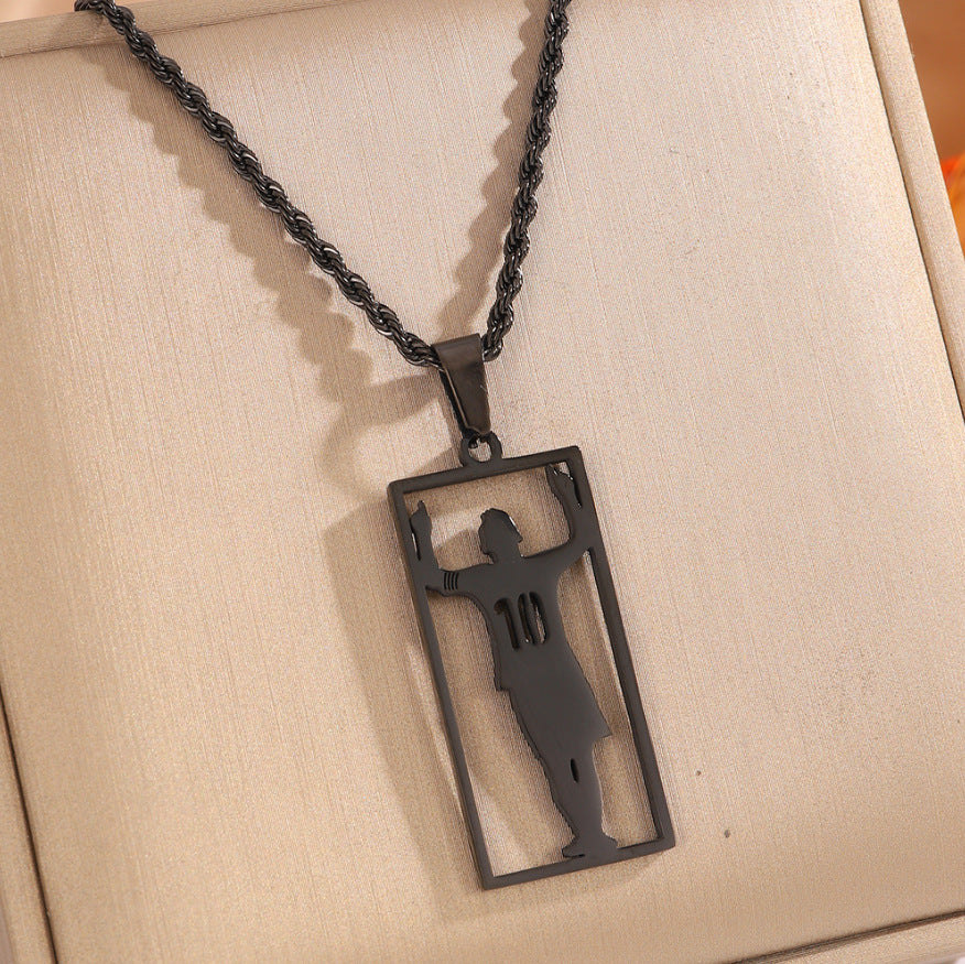 Stainless Steel Sports Necklace