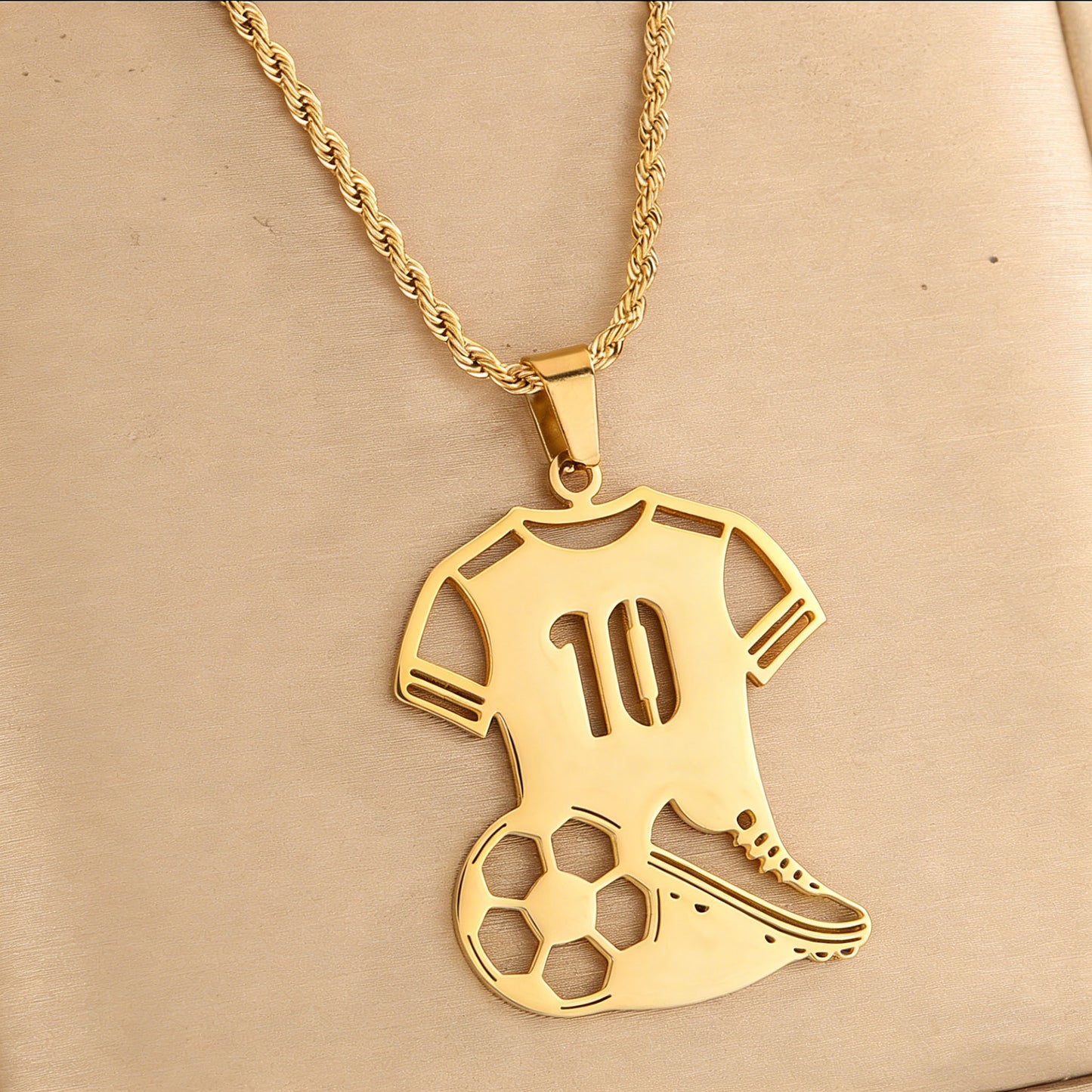 Stainless Steel Sports Necklace
