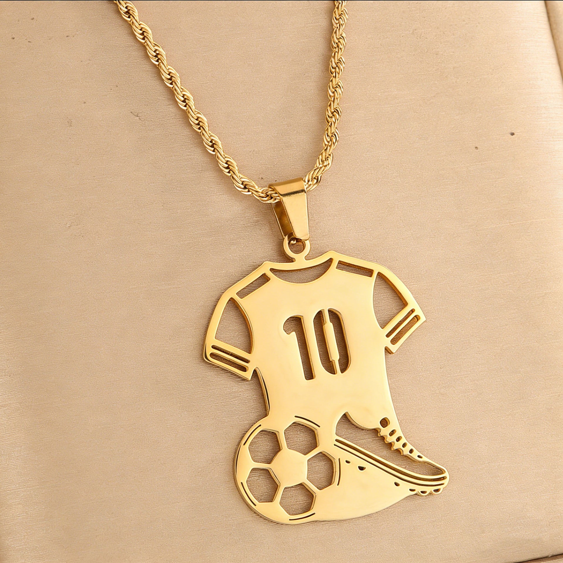 Stainless Steel Sports Necklace
