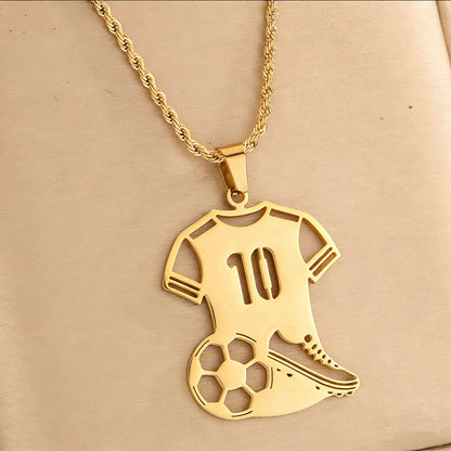 Stainless Steel Sports Necklace