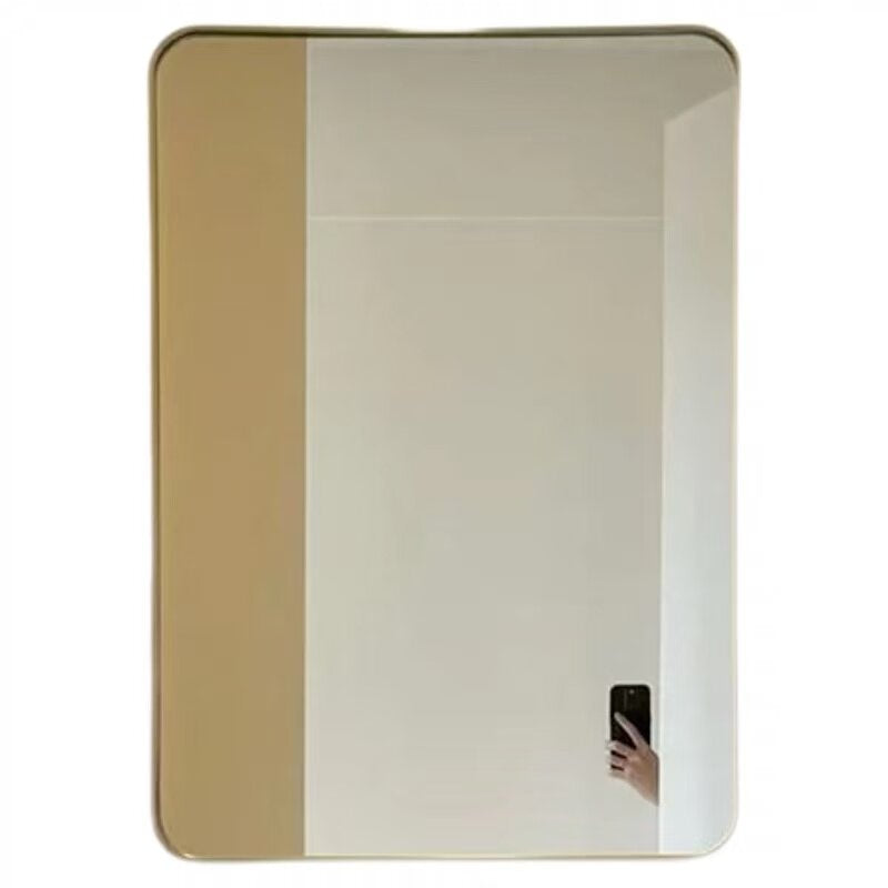 Stainless Steel Square Bathroom Mirror