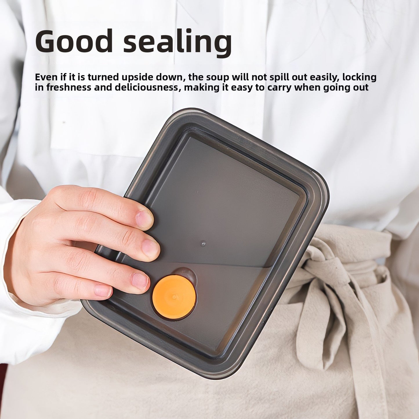 Stainless steel square food storage box
