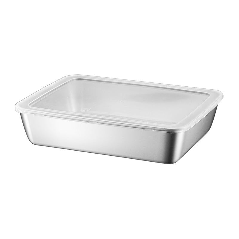 Stainless steel square food storage box