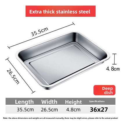 Stainless Steel Square Serving Tray