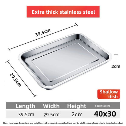 Stainless Steel Square Serving Tray