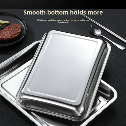 Stainless Steel Square Serving Tray