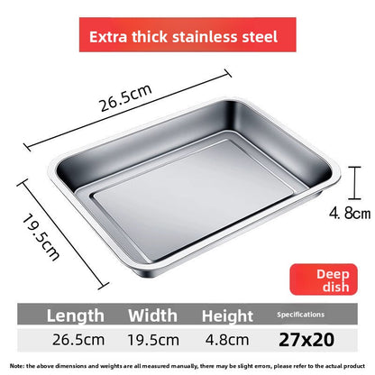 Stainless Steel Square Serving Tray