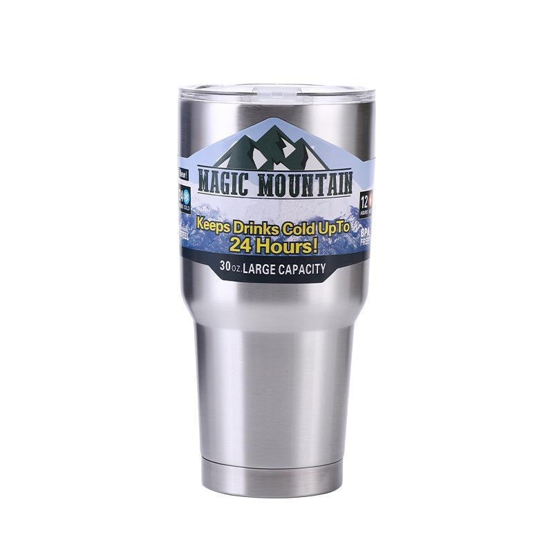 Stainless steel straw cup