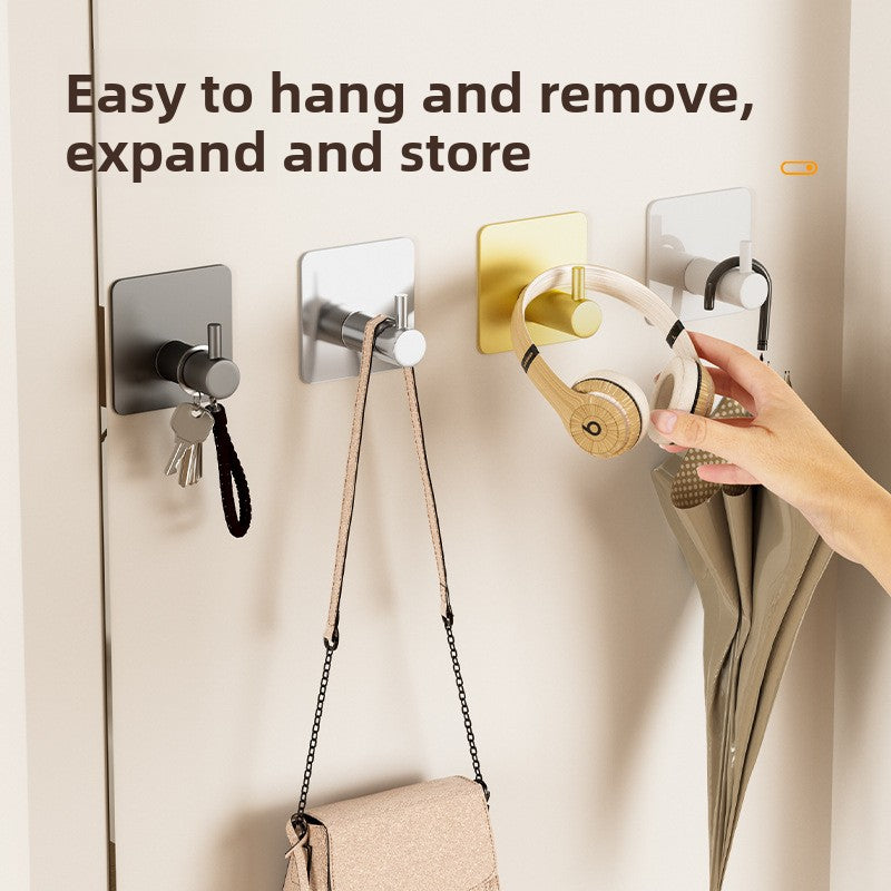 Stainless steel strong adhesive hook without drilling holes