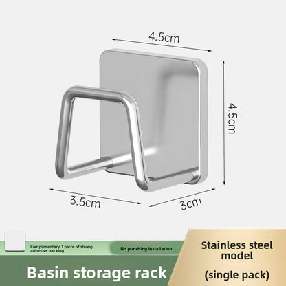 Stainless steel strong adhesive hook without drilling holes