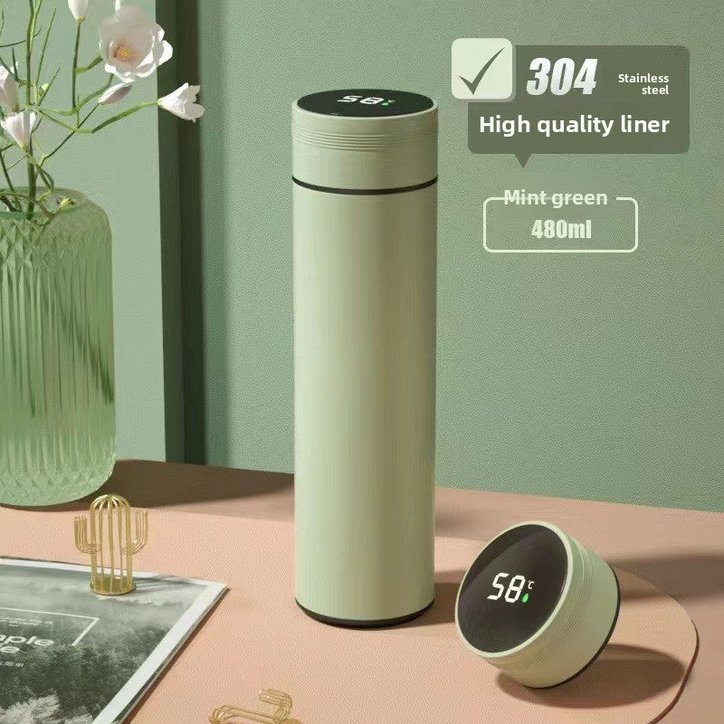 Stainless Steel Temperature Display Thermos Cup