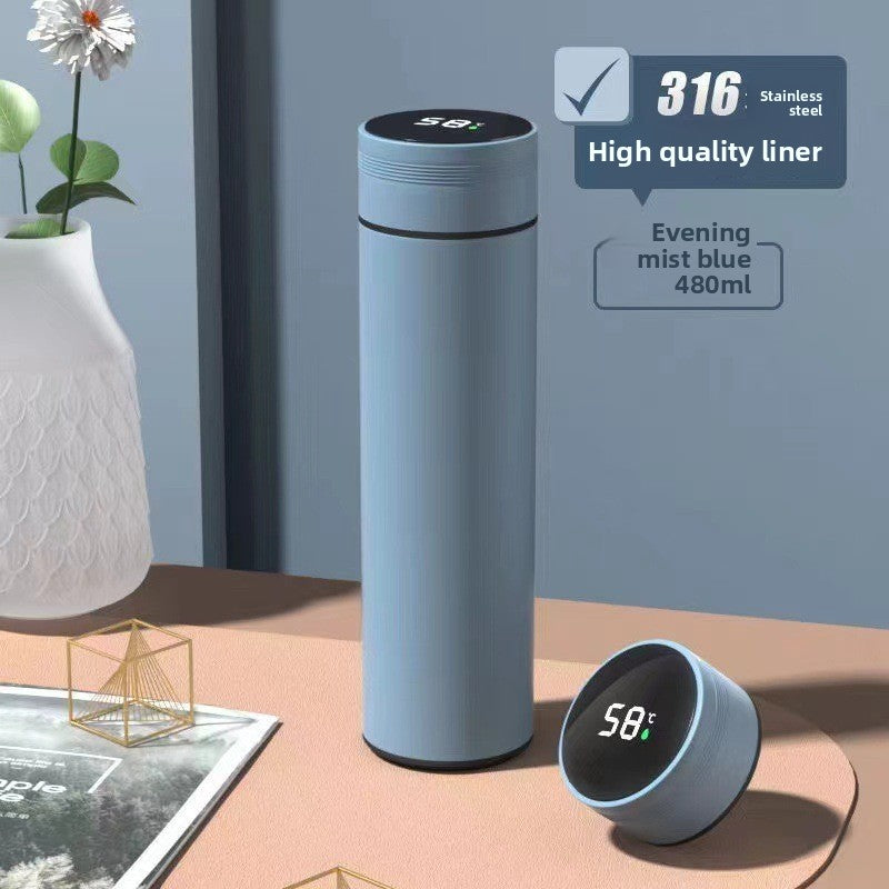 Stainless Steel Temperature Display Thermos Cup