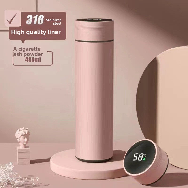 Stainless Steel Temperature Display Thermos Cup