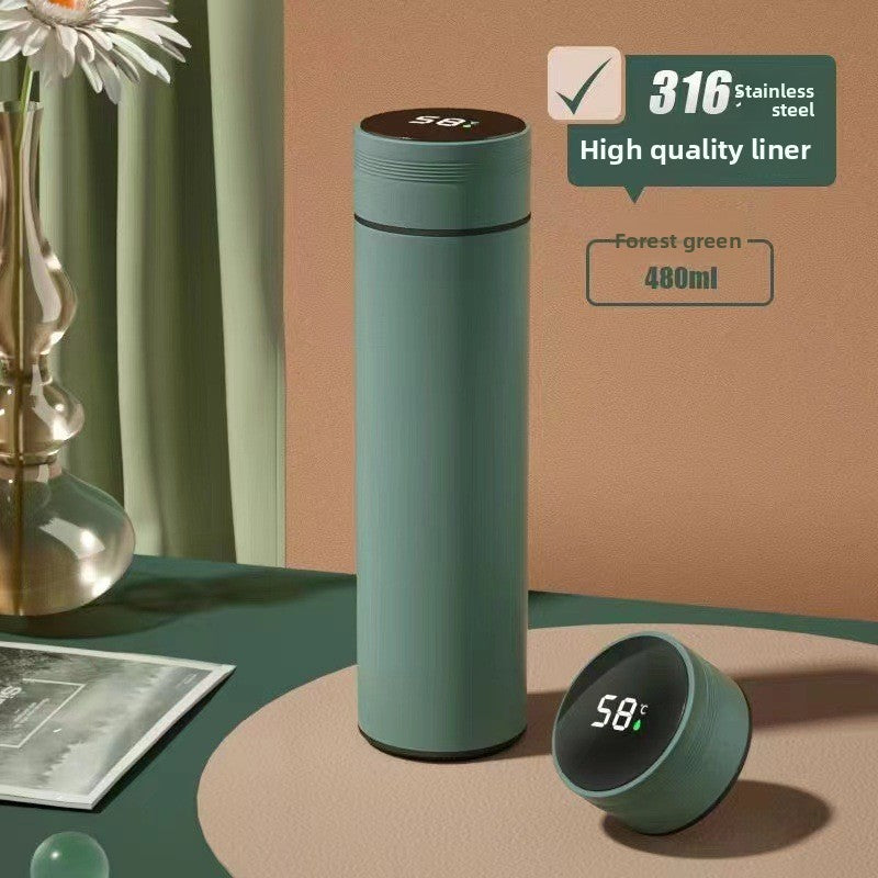 Stainless Steel Temperature Display Thermos Cup