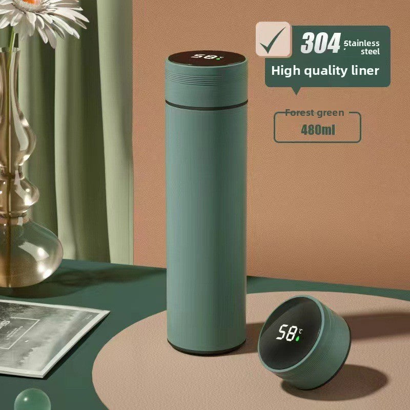 Stainless Steel Temperature Display Thermos Cup