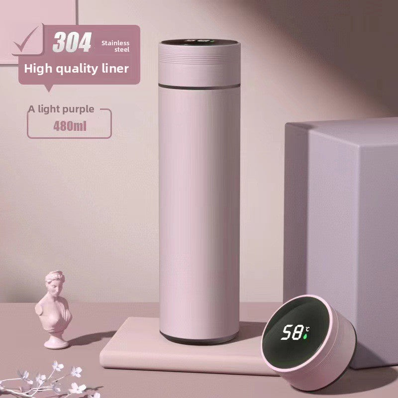 Stainless Steel Temperature Display Thermos Cup