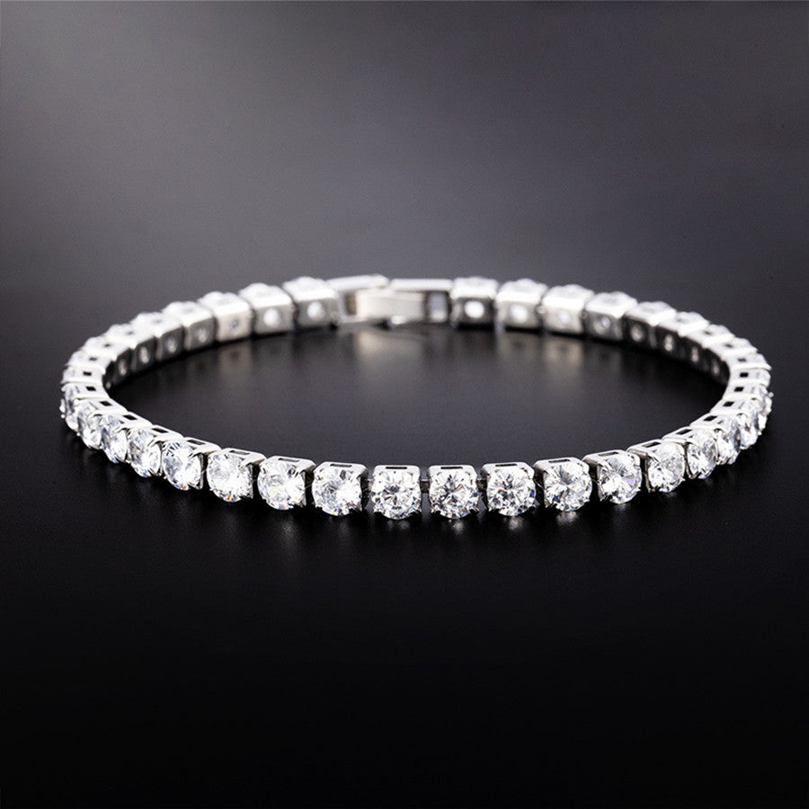 Stainless Steel Tennis Chain Bracelet Necklace