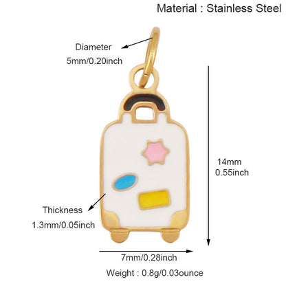 Stainless Steel Themed Pendant Necklace
